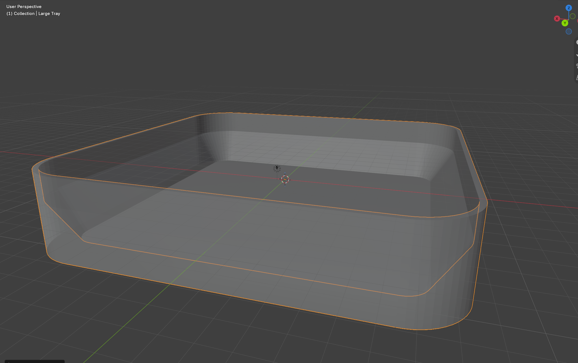 Modèle 3D d’un plateau technique dans un logiciel de conception